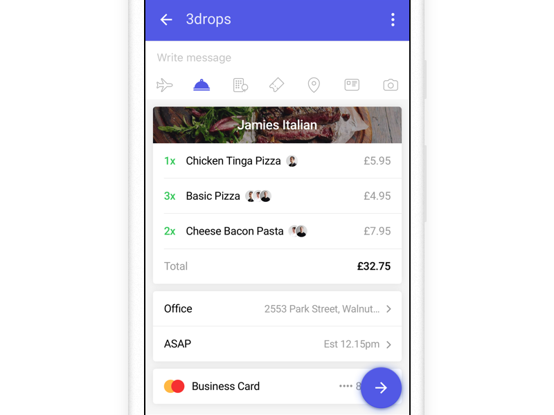 mobile checkout design