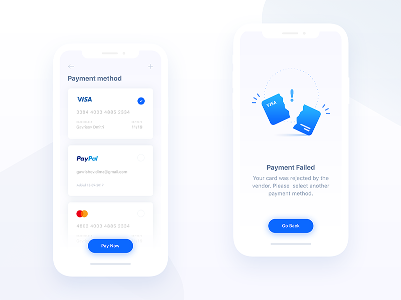 mobile checkout design