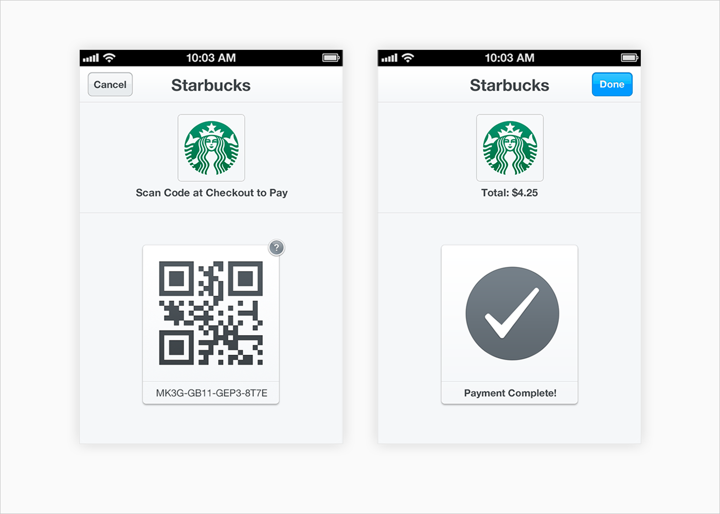 mobile checkout design