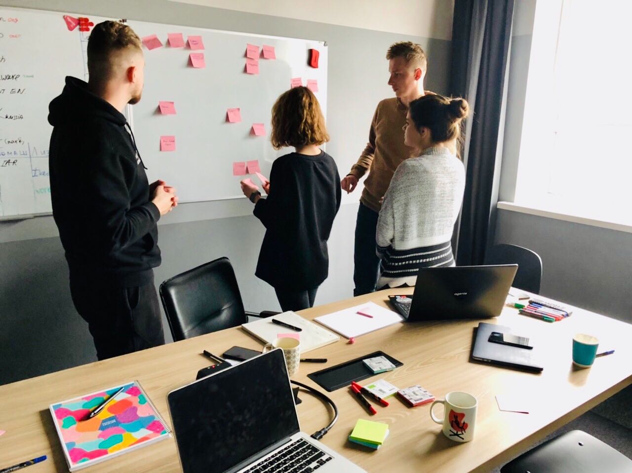user research during website ux audit process in Agente