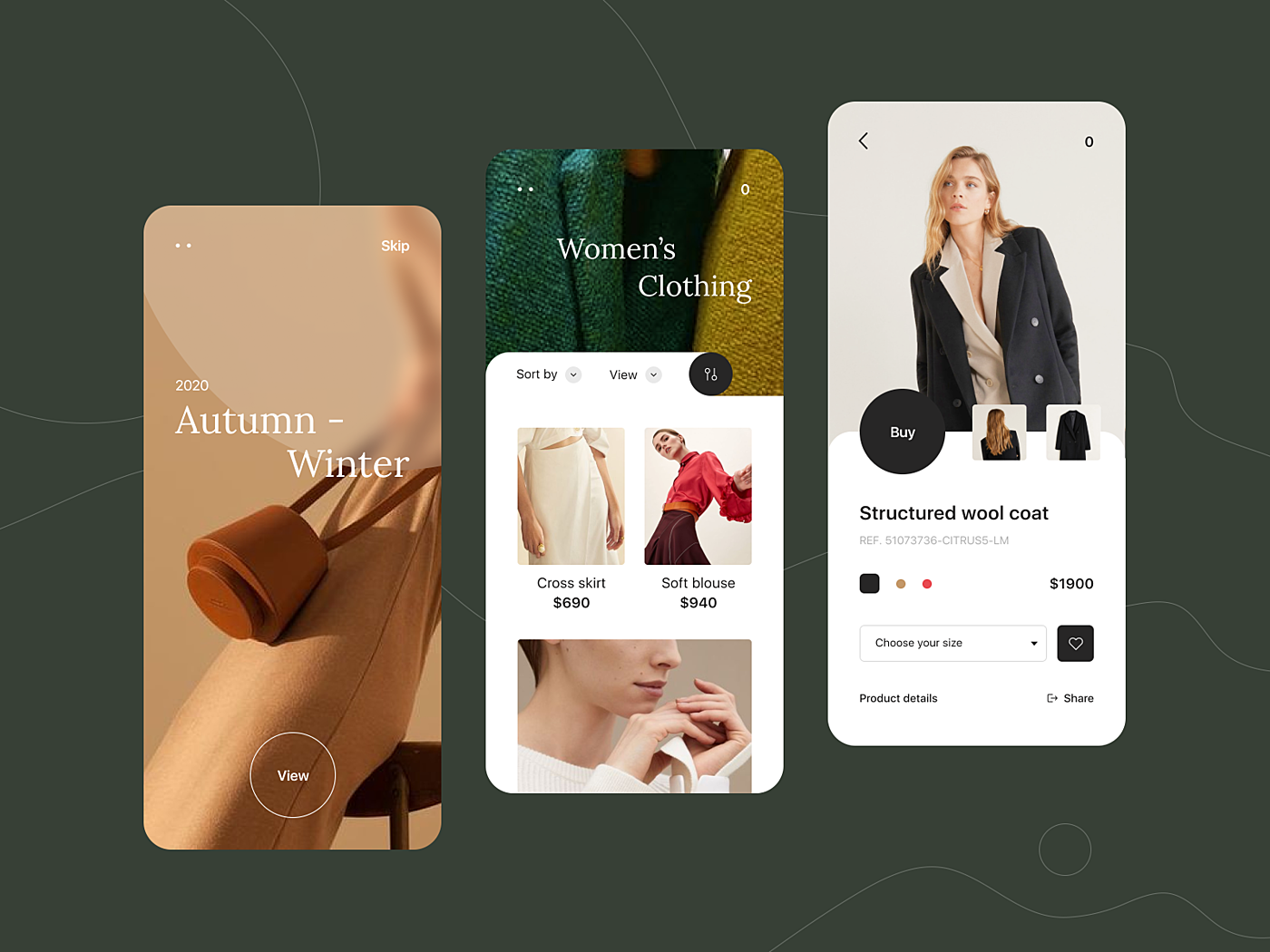 catalog page ecommerce app