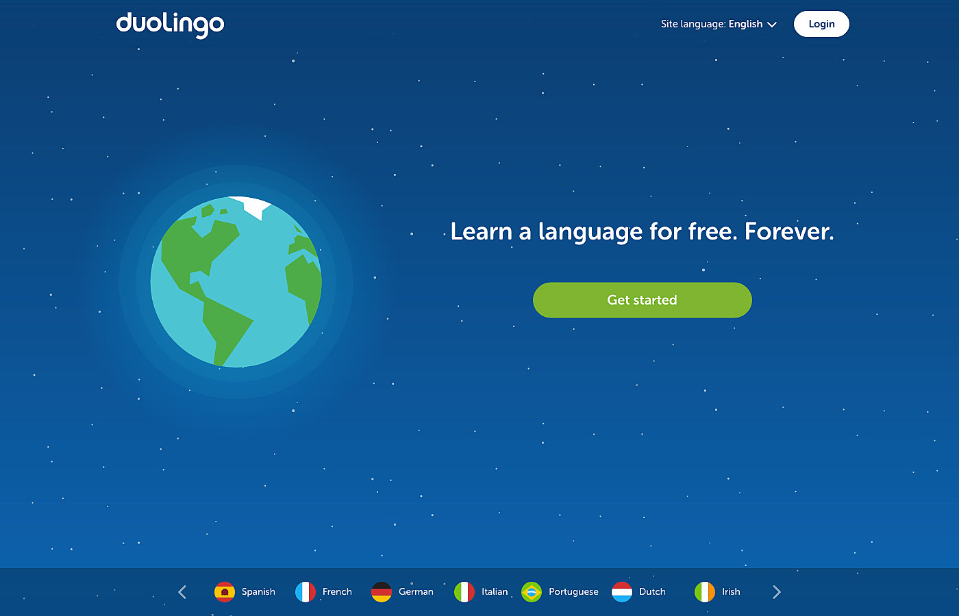 duolingo.com project - best education website design example