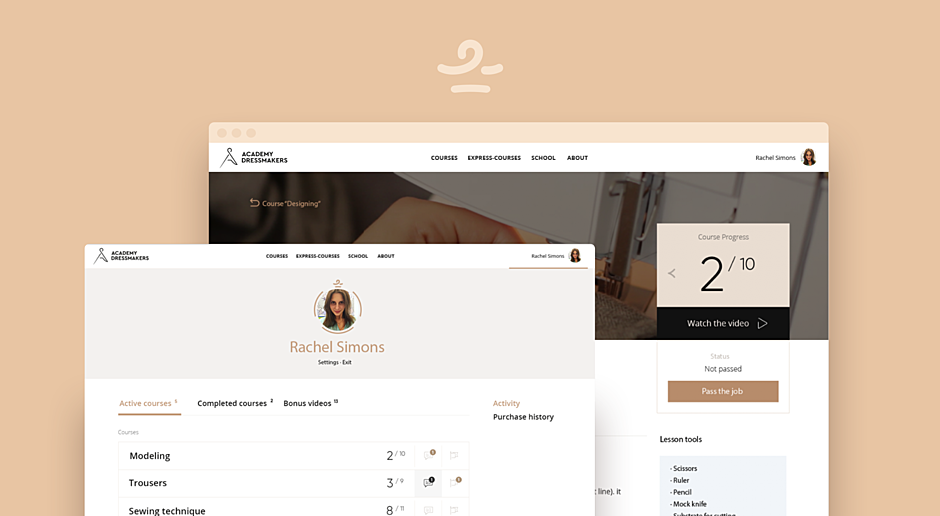 Academy Dressmakers — Educational Platform