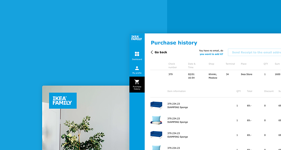 Ikea Family — Kiosk, Web, and Mobile App