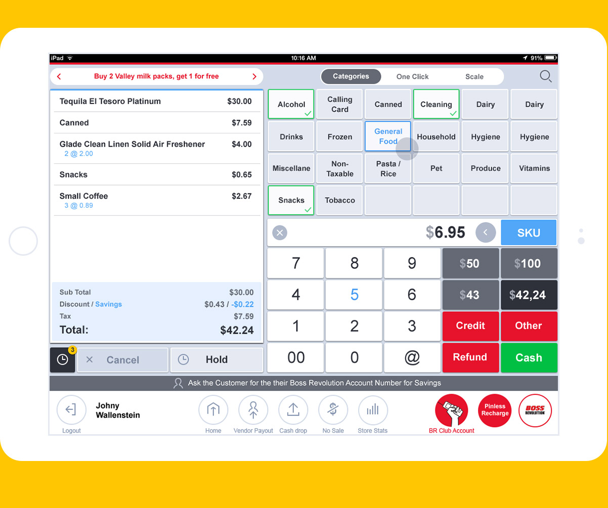 POS Terminal UI Design Case Study | AGENTE