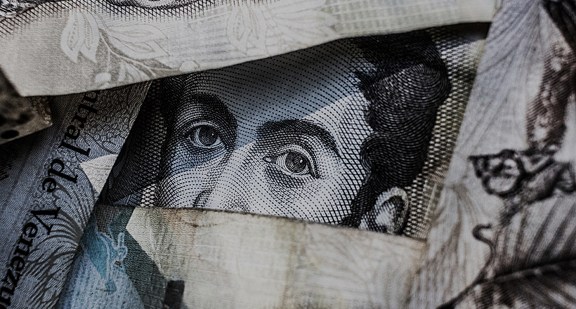 an image on a bank note